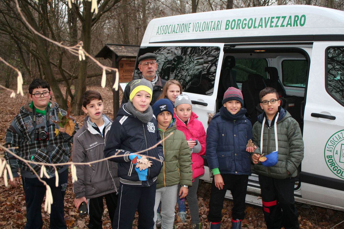 Bambini di Borgolavezzaro in visita all’Agogna Morta
