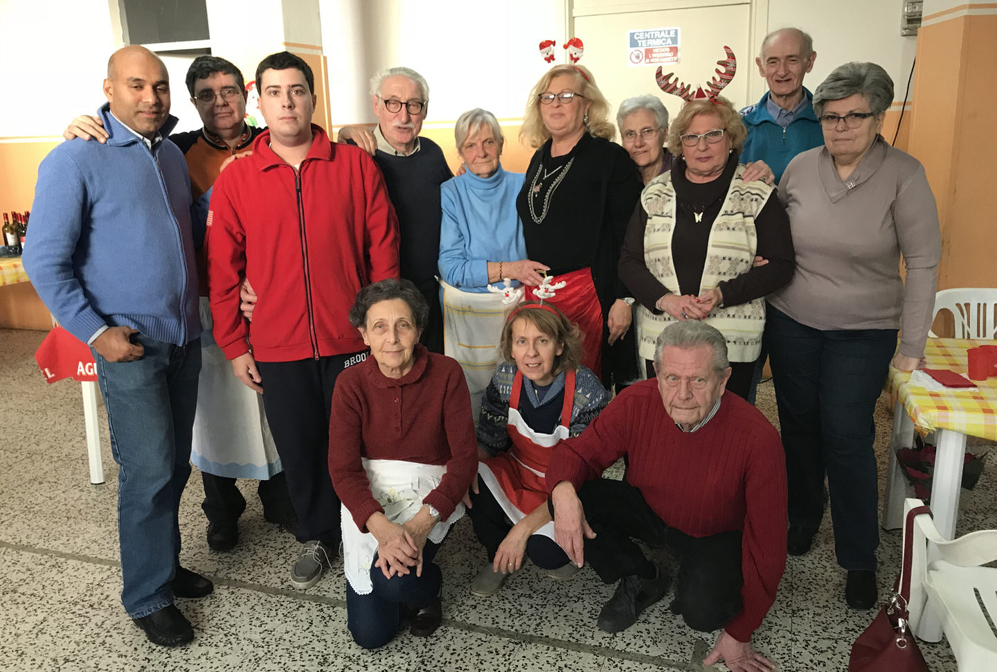 Pranzo di Natale al Centro Anziani Madonna Pellegrina di Novara