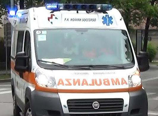 A Novara rubata un’ambulanza e ritrovata a Milano