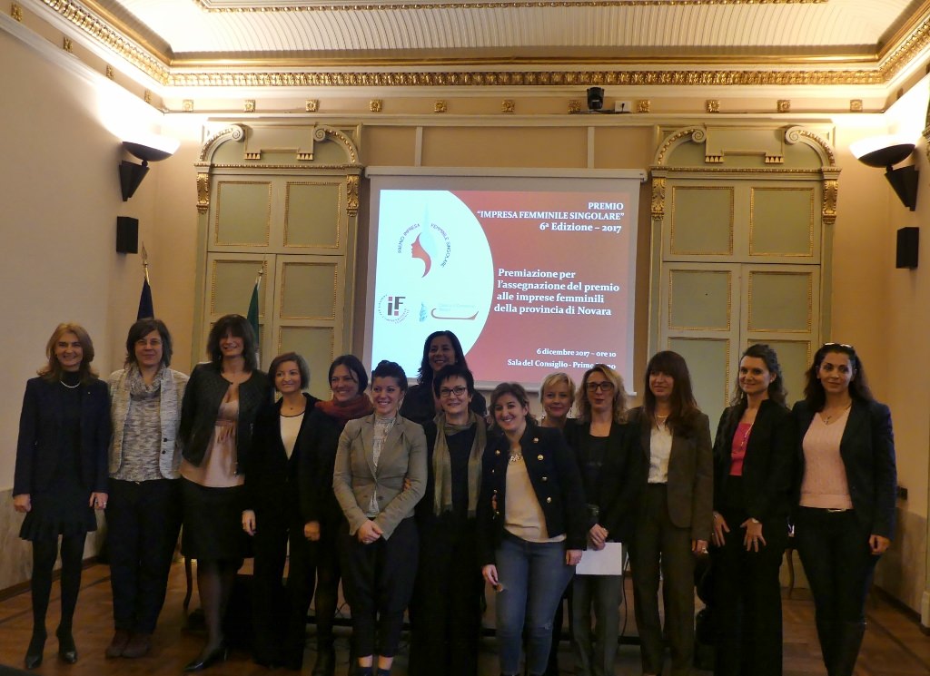 Impresa Femminile singolare, premiati i vincitori alla Camera commercio di Novara