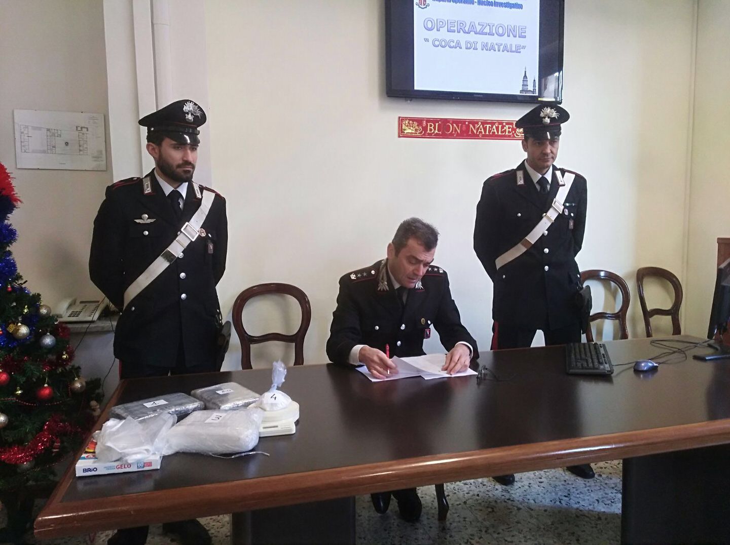 Sequestrati tre chili di cocaina a Novara: due arresti