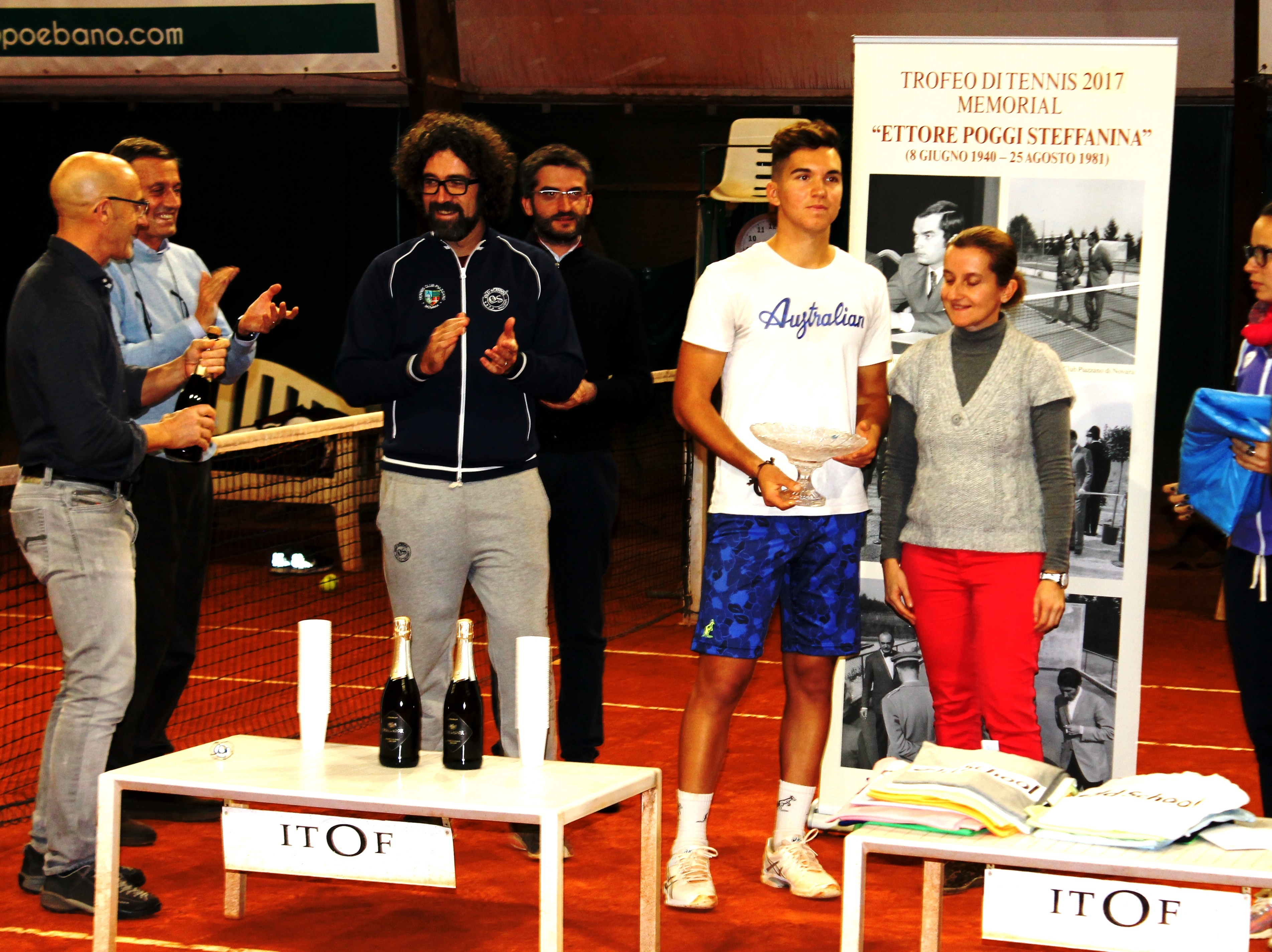 Novara: 36° trofeo di tennis memorial “Dr. Ettore Poggi Steffanina” ad Andrea Guerrieri