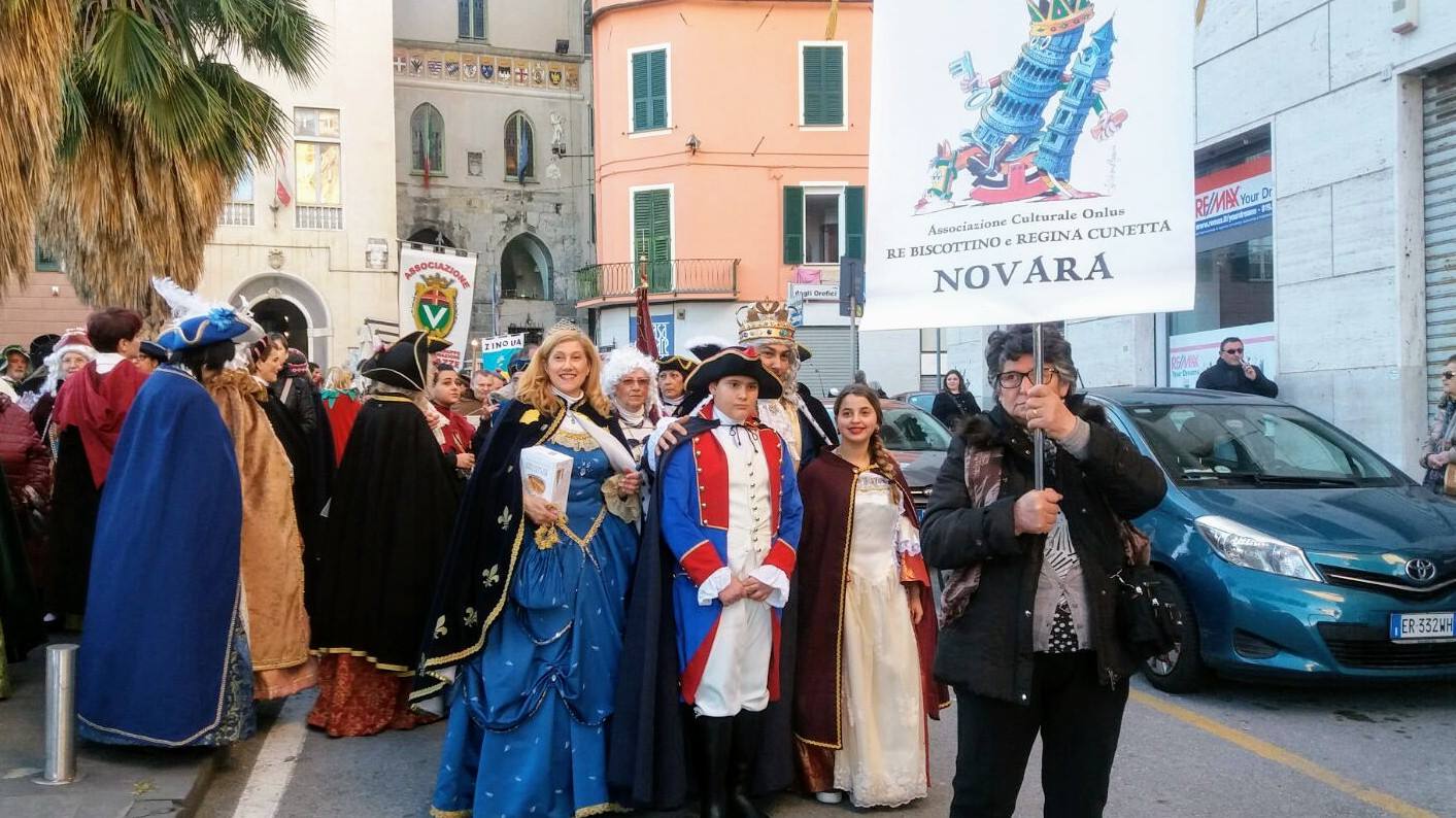 Re Biscottino e la Regina Cunetta al carnevale di Savona