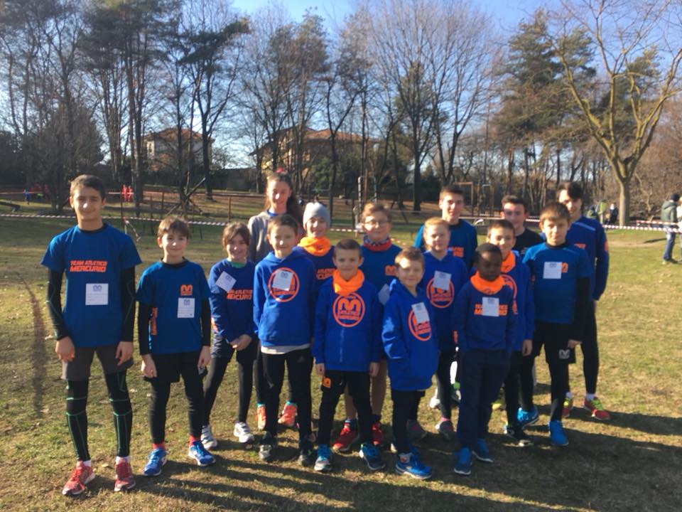 Team Atletico Mercurio al Cross di Oleggio