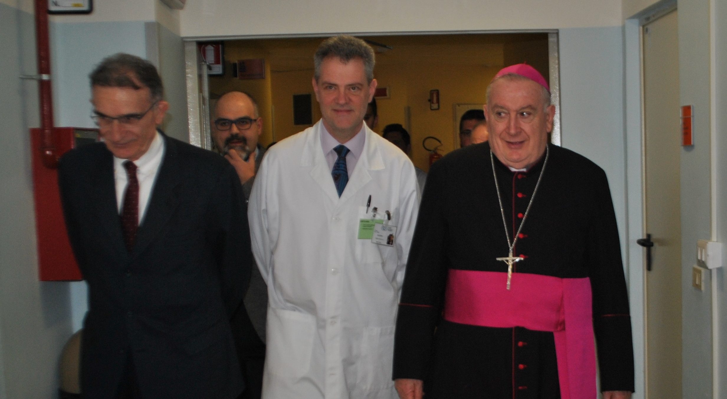 Visita alla Fondazione Maugeri di Veruno di Monsignor Brambilla