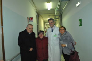 Monsignor Brambilla visita la Fondazione Maugeri