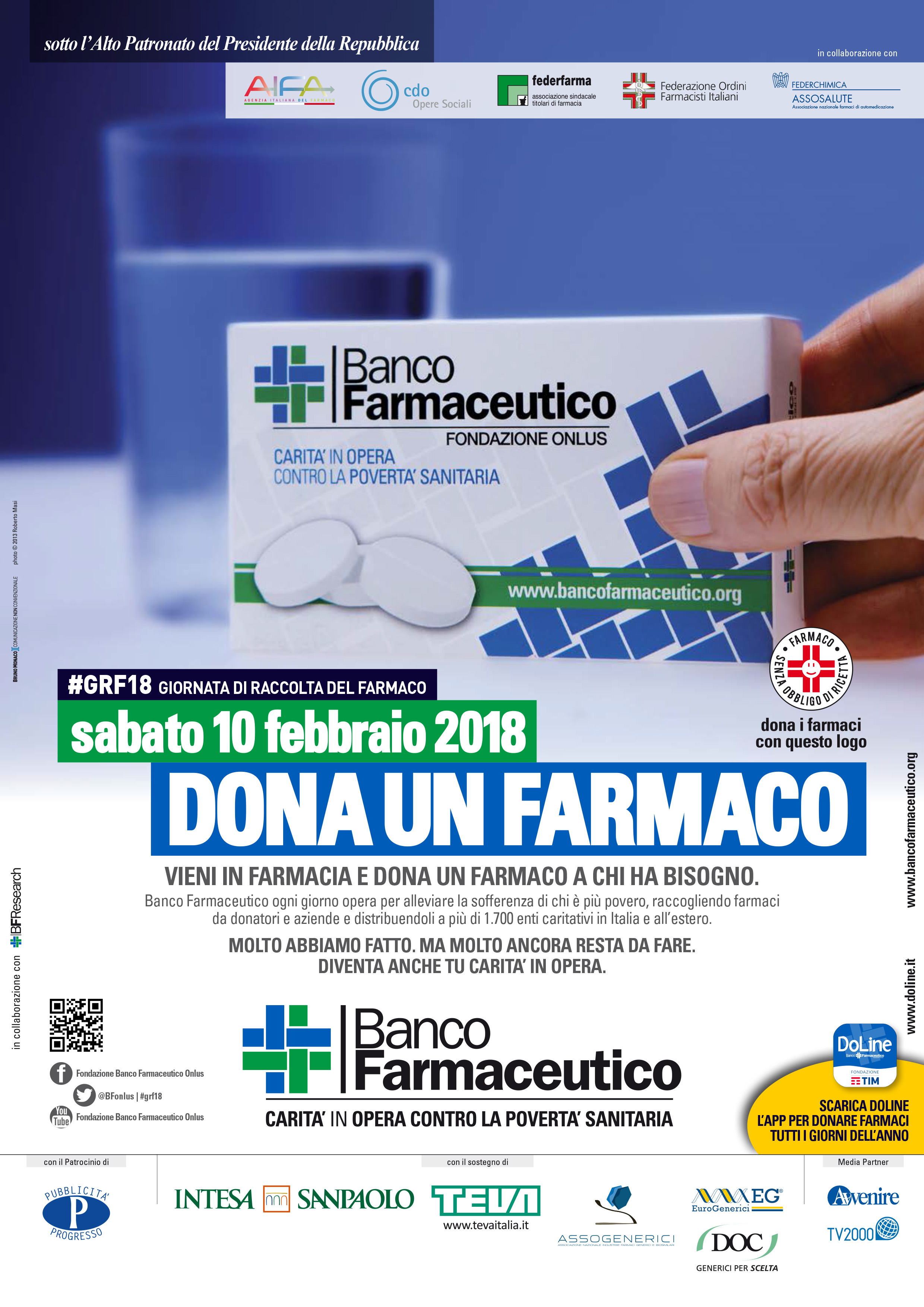 Sabato la XVIII Giornata Raccolta Farmaco in 67 farmacie del Novarese e Vco