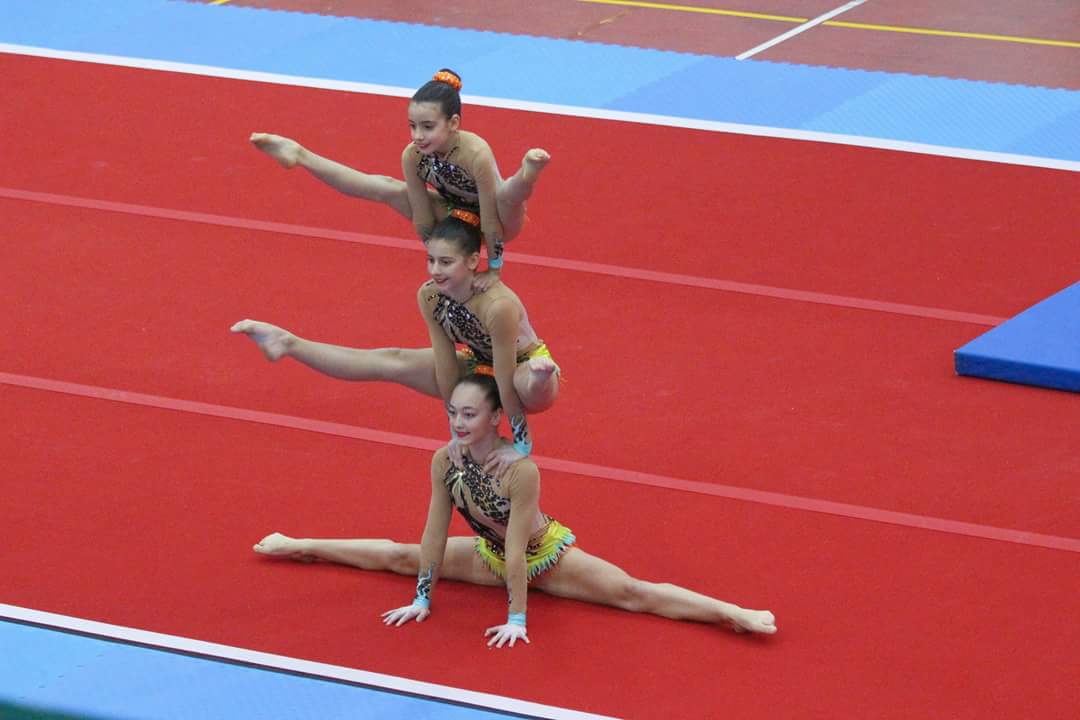 BORGOMANERO TRE MEDAGLIE D'ORO A VIGNATE PER LA FUNTASTIC GYM