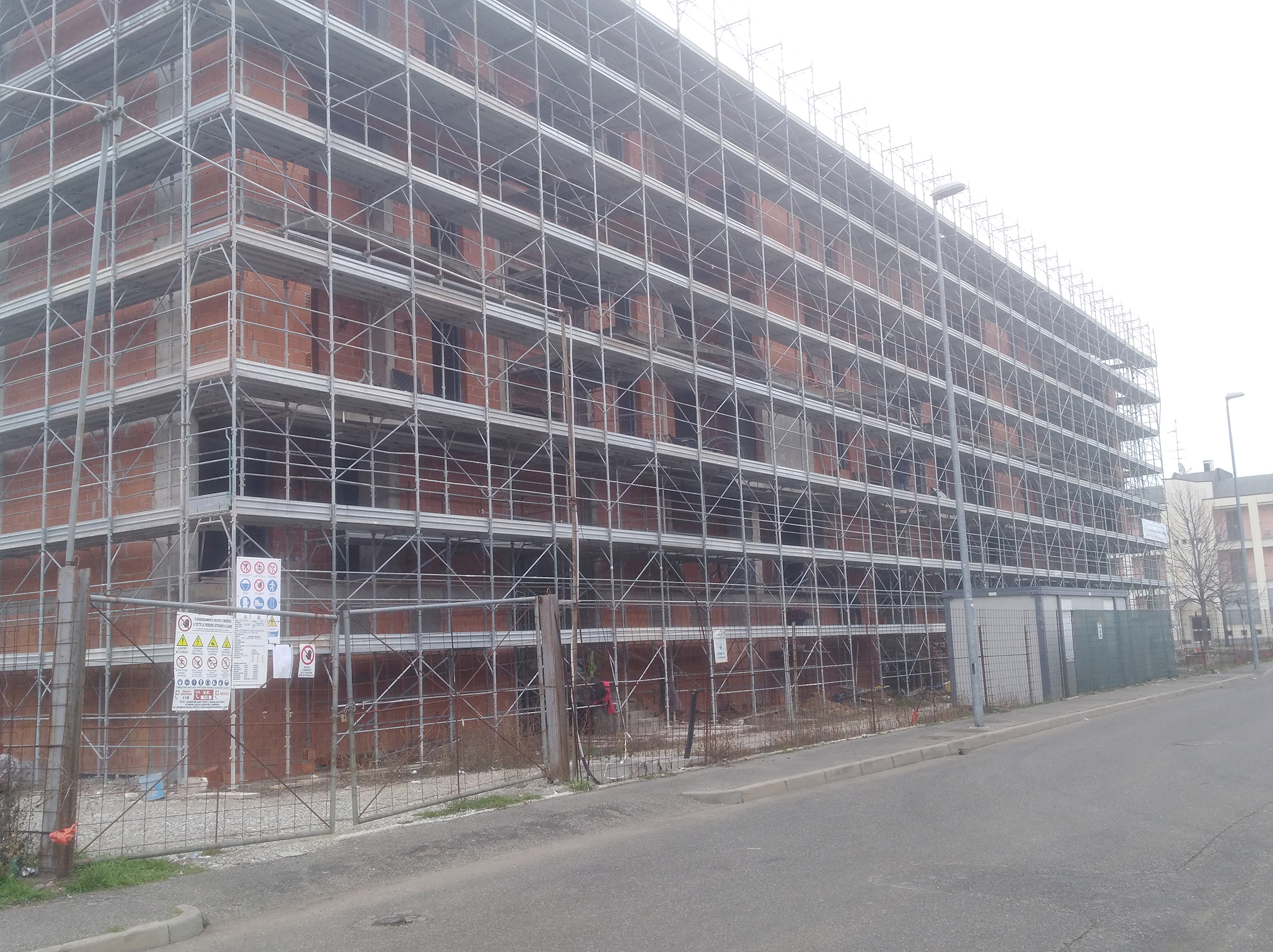 Nel quartiere di Sant’Agabio a Novara appartamenti nel cantiere di via Pianca