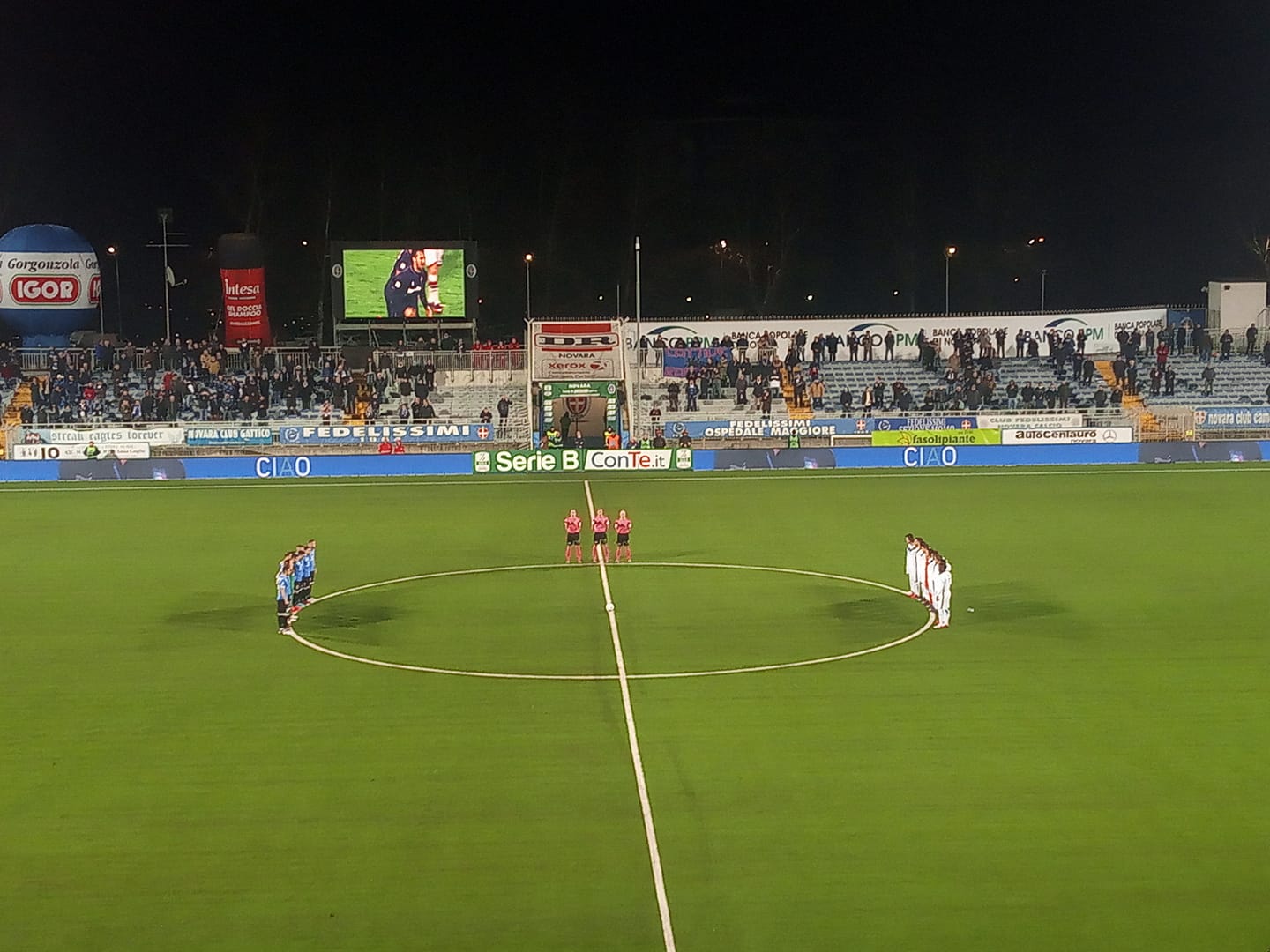 Novara calcio, vittoria in rimonta contro il Brescia per 2 a 1