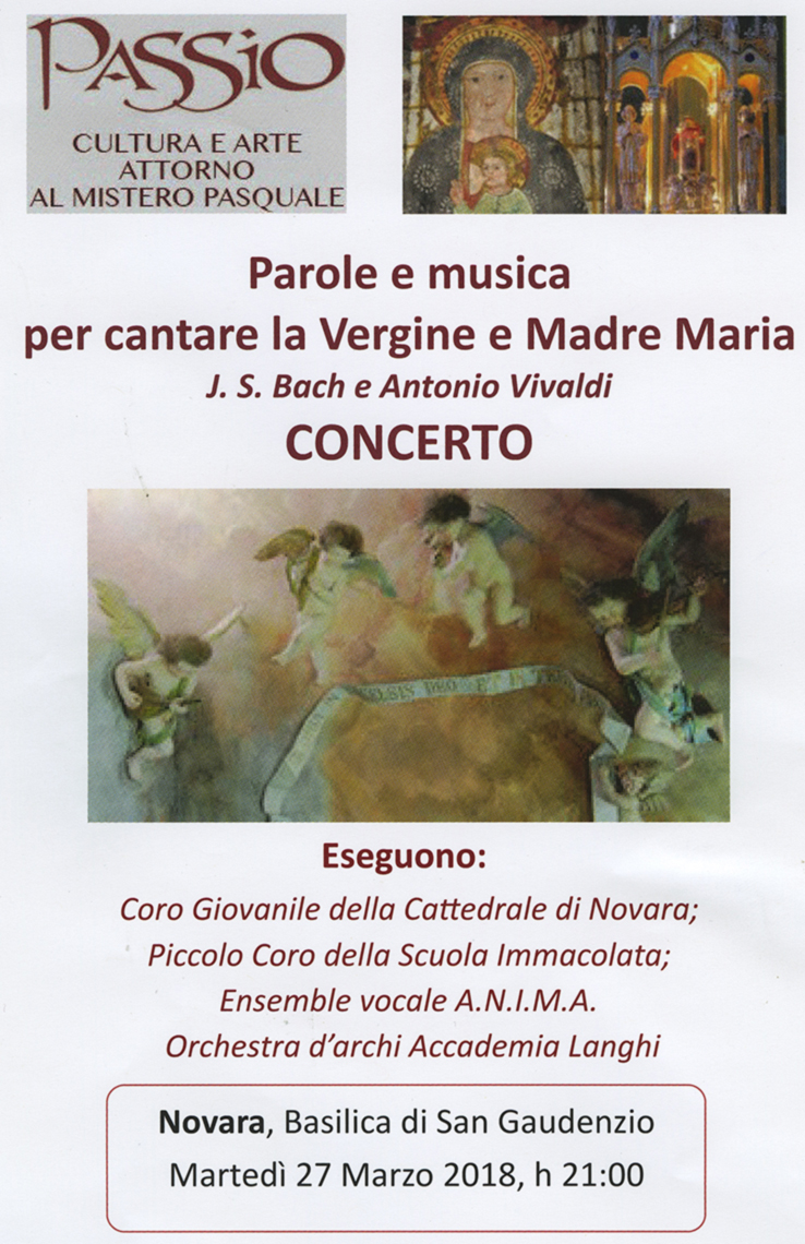 Concerto alla Basilica di San Gaudenzio di Novara “Parole e musica per cantare la Vergine e Madre Maria”
