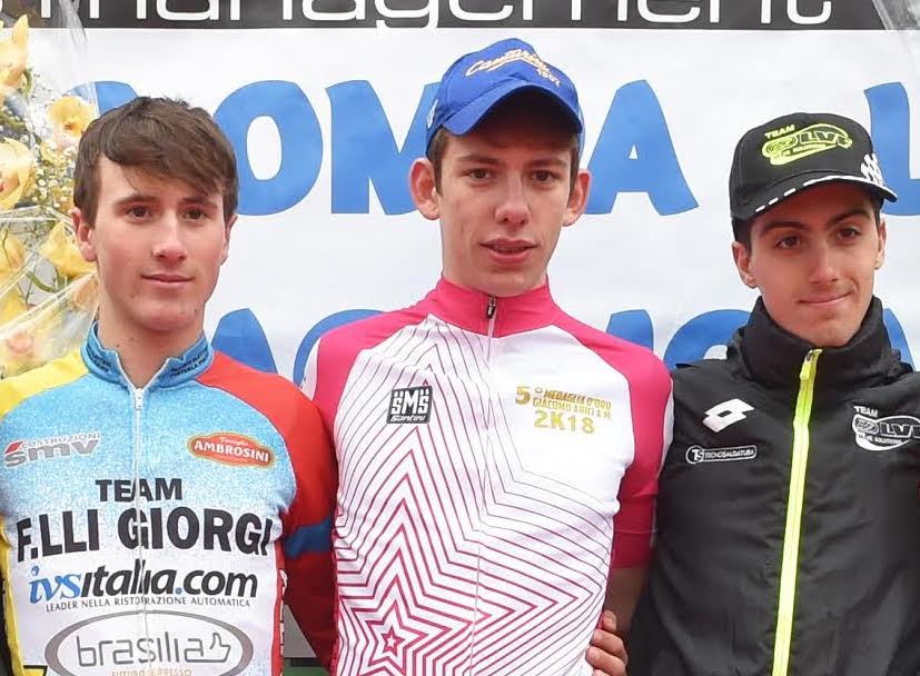 Samuele Rubino di Varallo Pombia terzo al Gp Omva
