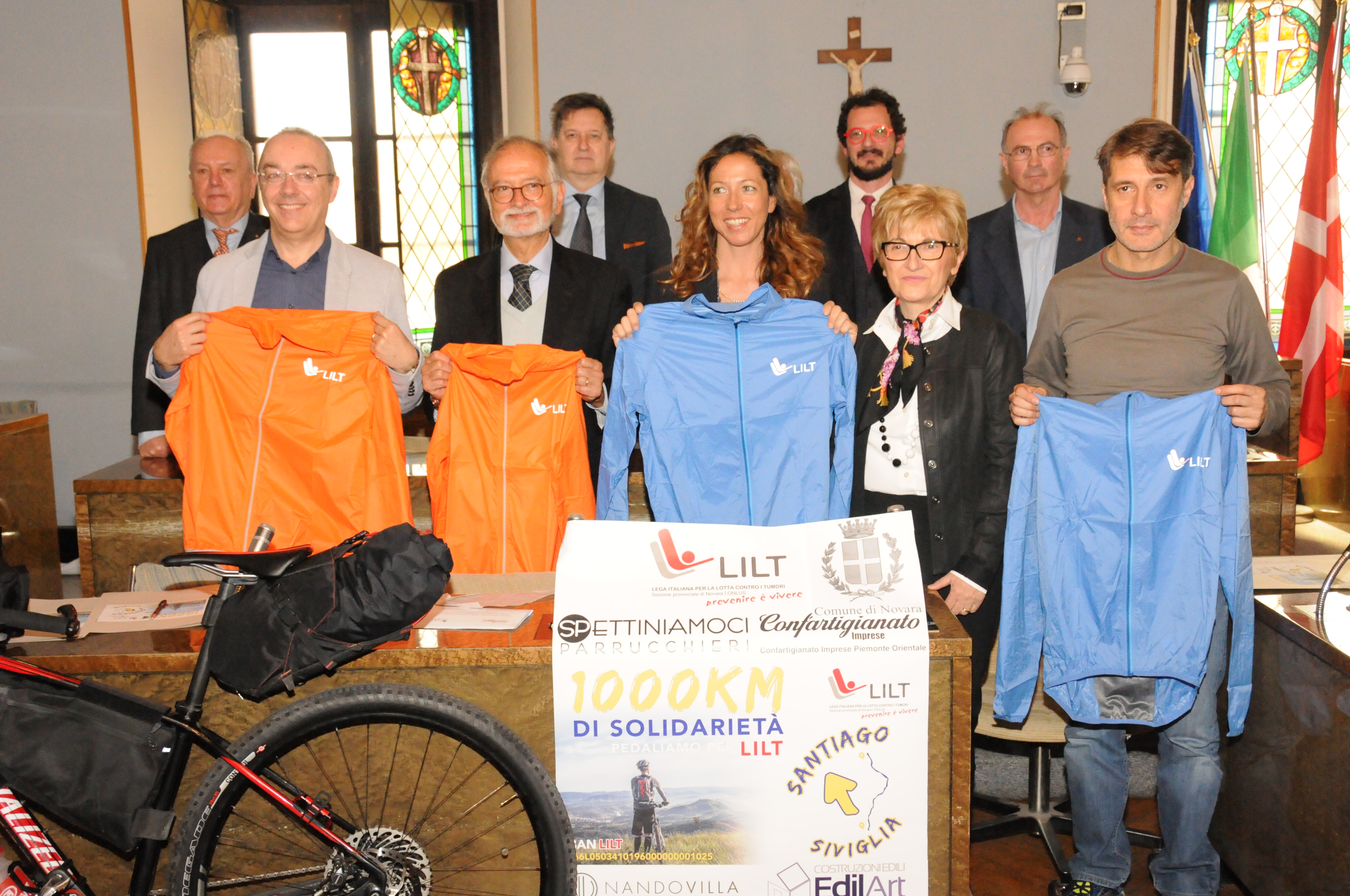 “1000 km di solidarietà – in bici a Santiago di Compostela”, iniziativa di Lilt Novara e Confartigianato Piemonte Orientale