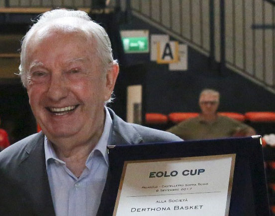 Cordoglio per la scomparsa di Luciano Giani, fondatore dell’Oleggio Magic Basket