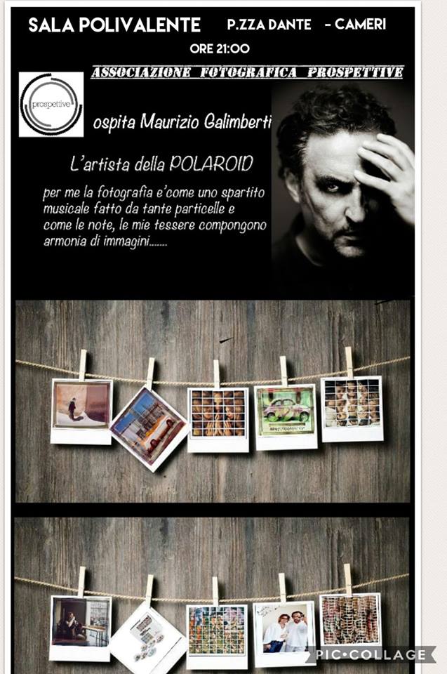 A Cameri l’artista Maurizio Galimberti ospite dell’Associazione Fotografica Camerese Prospettive