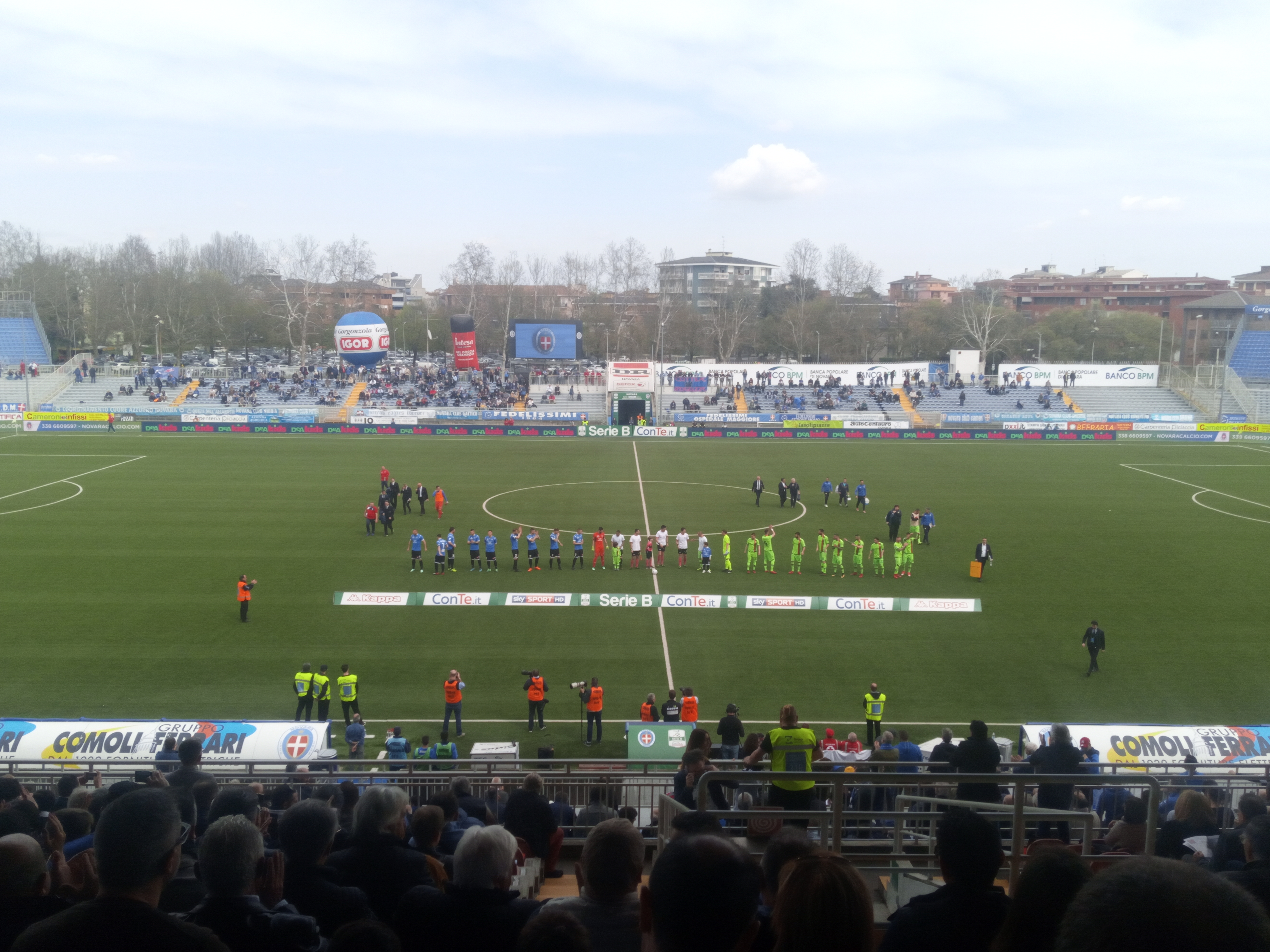 Novara calcio, pesante sconfitta interna per 3 a 0 con la Ternana