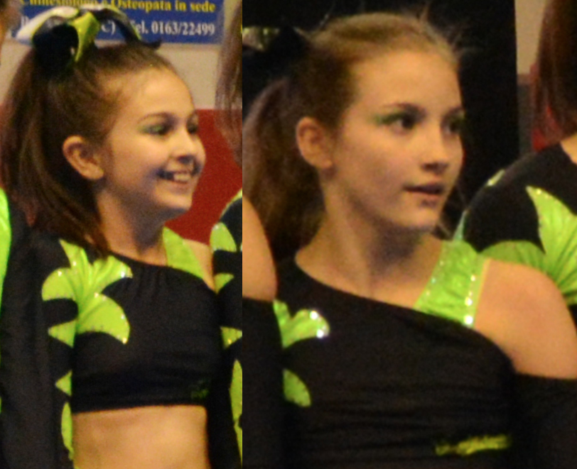 Sara Mazzoncini e Alexandra Iurascu, Cheerleader della Gym&Cheer di Prato Sesia, protagoniste su Real Time