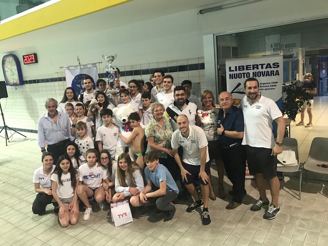 Alla Libertas Nuoto Novara il trofeo “Ottavio Borzino”