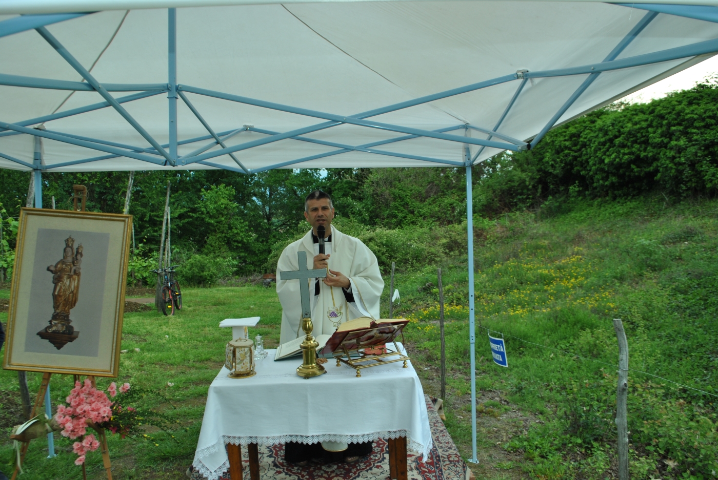 Cureggio Mercoledì, funzione mariana sul Castellazzo
