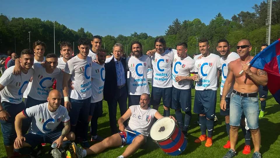 Gozzano in festa per la promozione in serie C