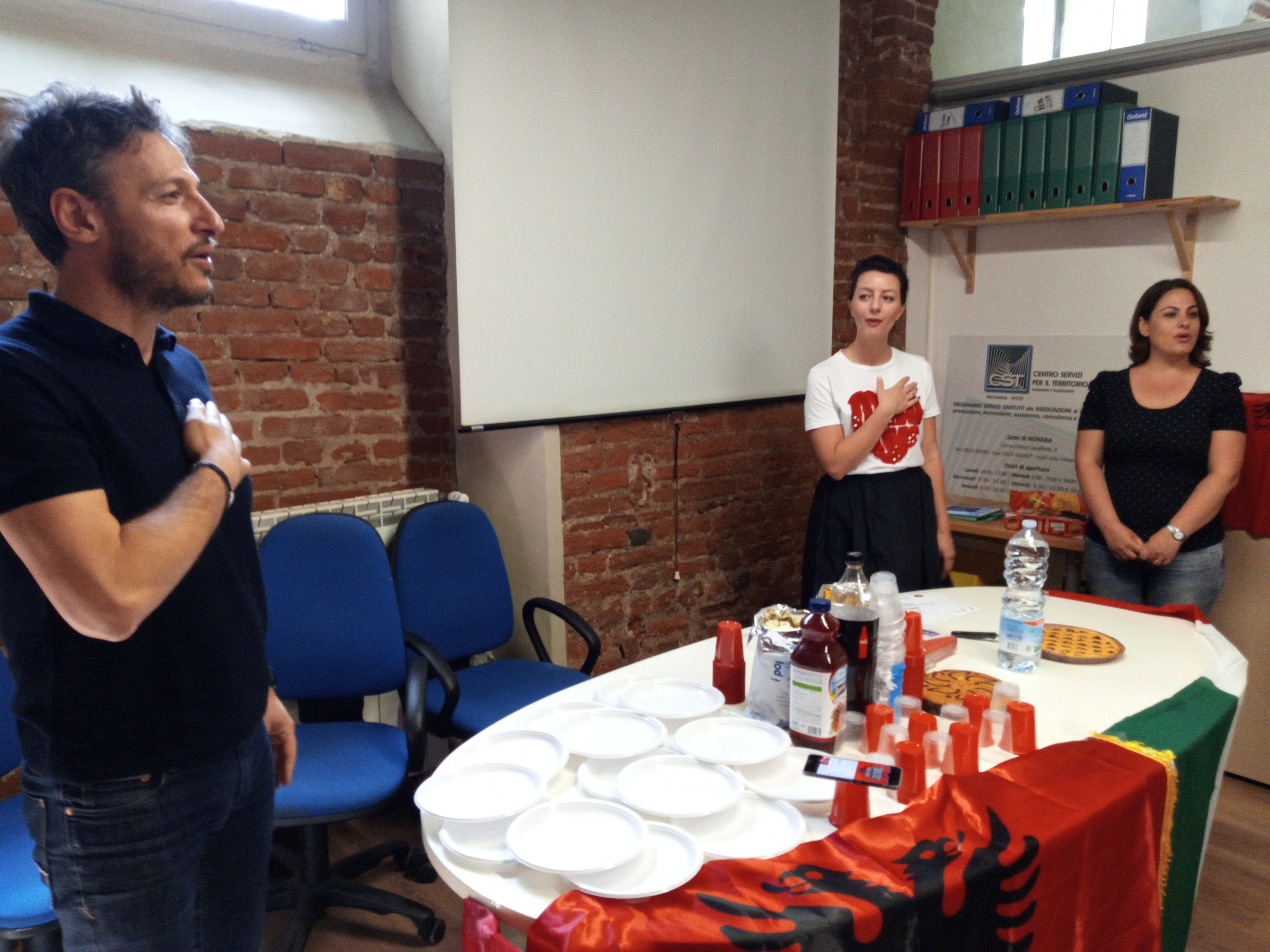 Festa per l'Associazione Ura di Novara per la scuola di lingua albanese