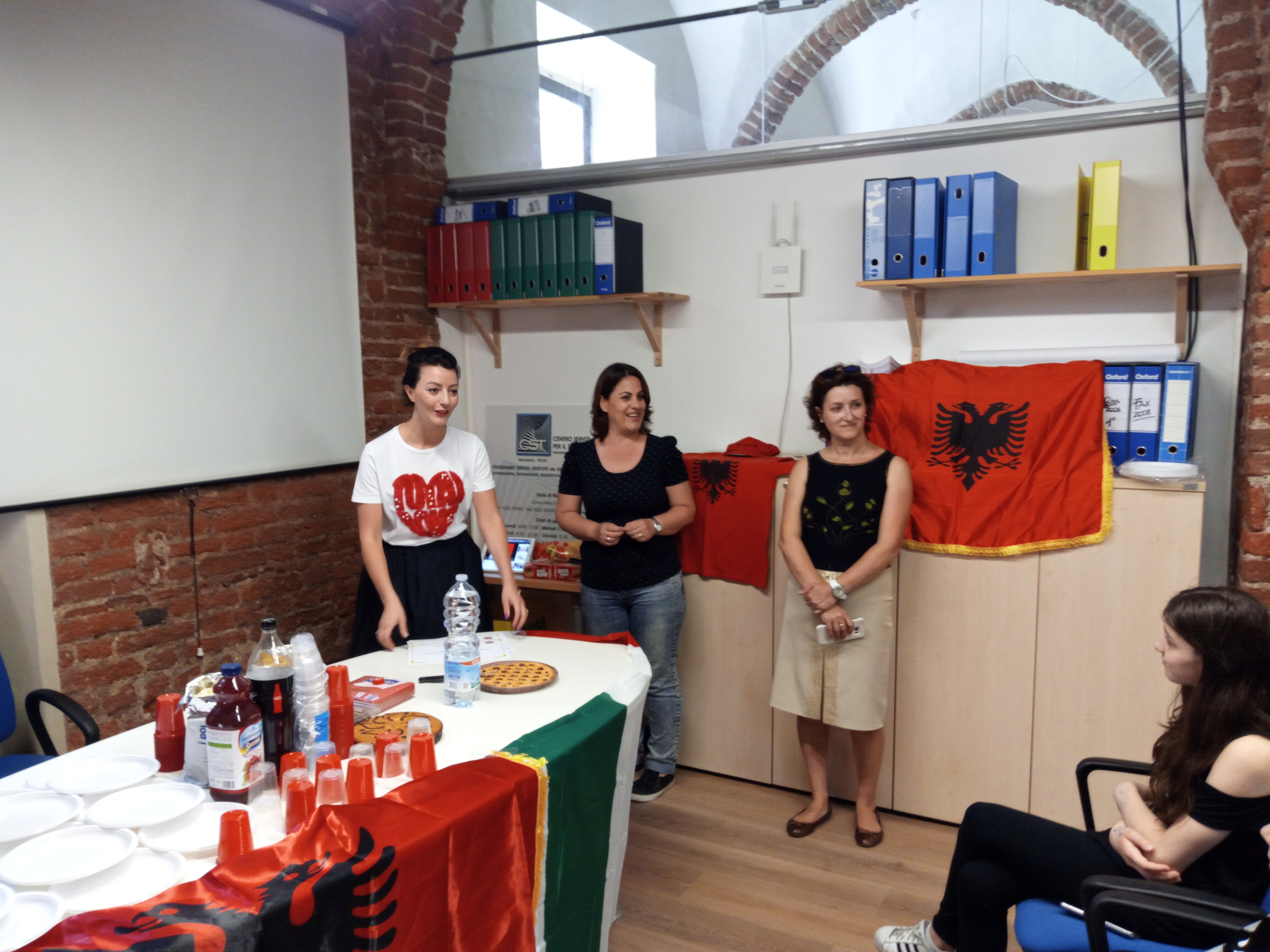 Festa per l'Associazione Ura di Novara per la scuola di lingua albanese