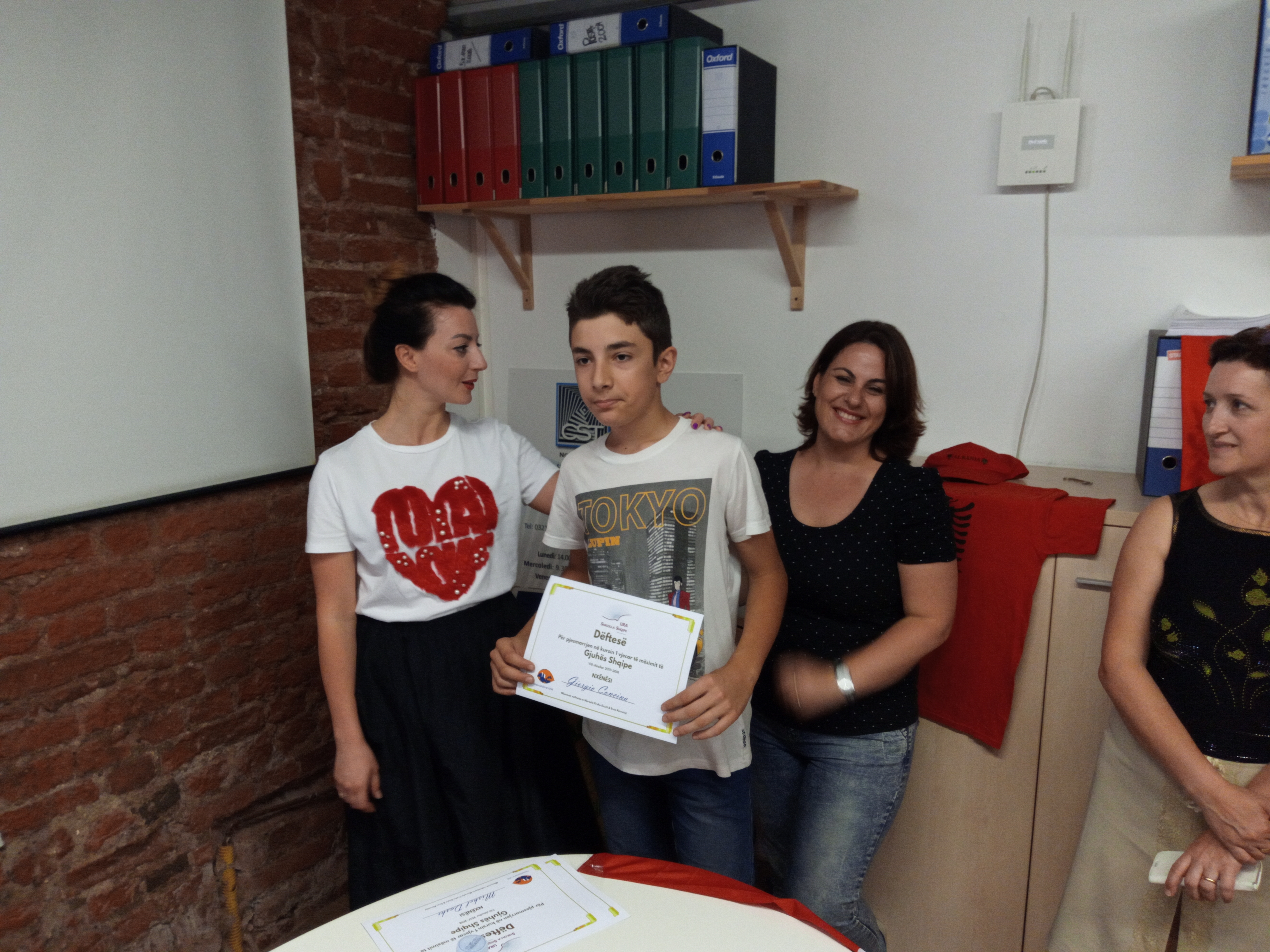 Festa per l'Associazione Ura di Novara per la scuola di lingua albanese