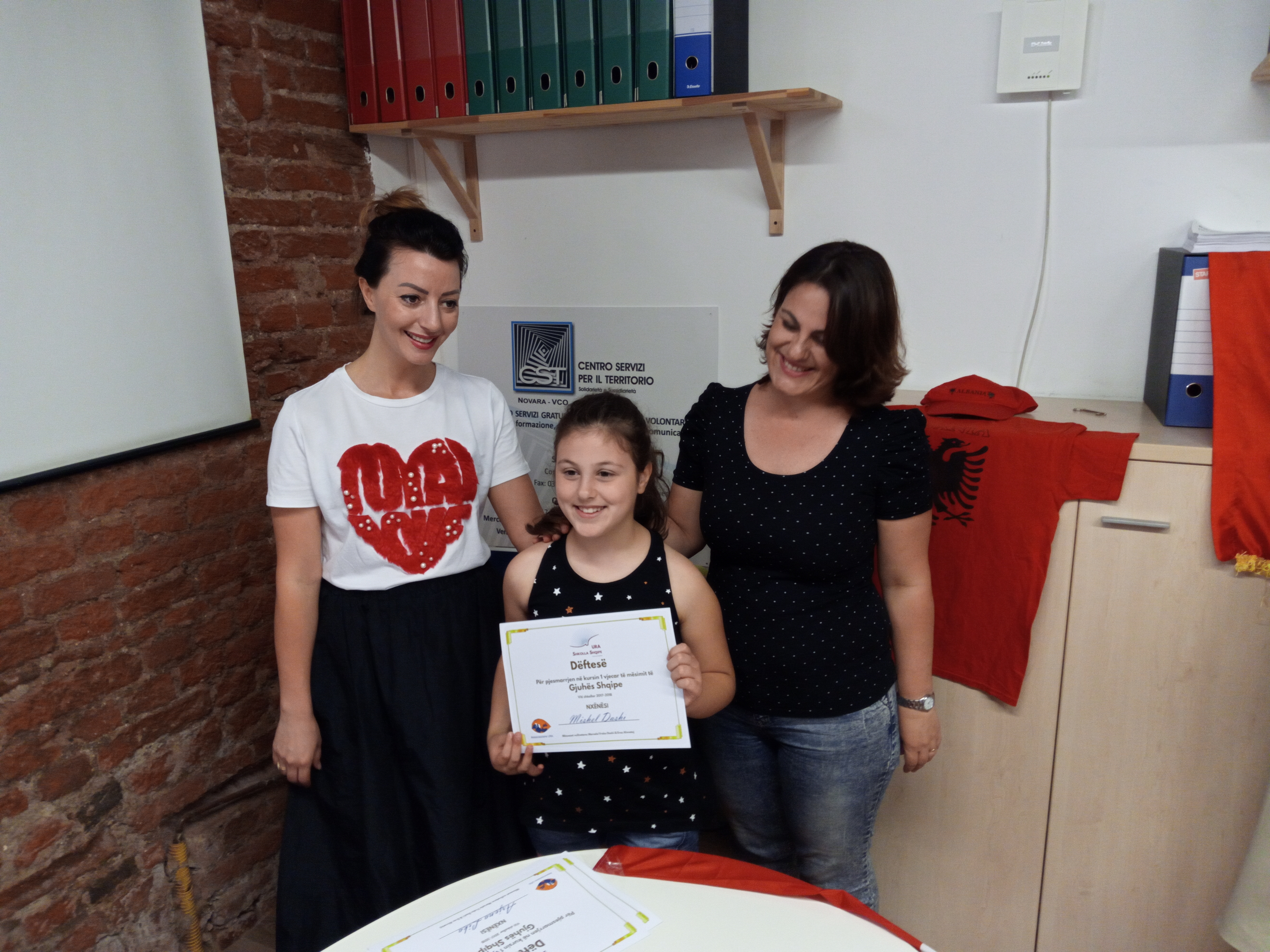 Festa per l'Associazione Ura di Novara per la scuola di lingua albanese