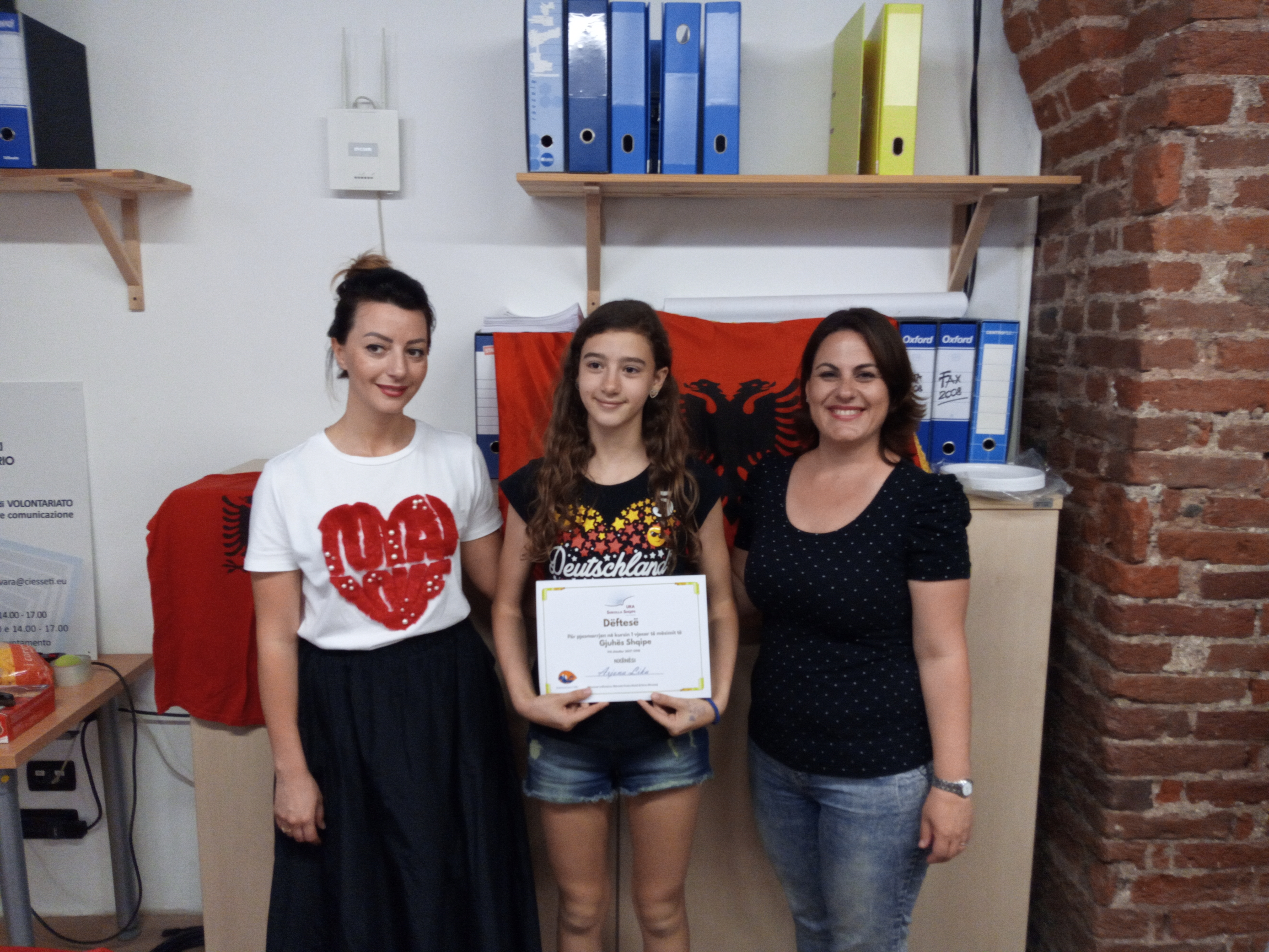 Festa per l'Associazione Ura di Novara per la scuola di lingua albanese