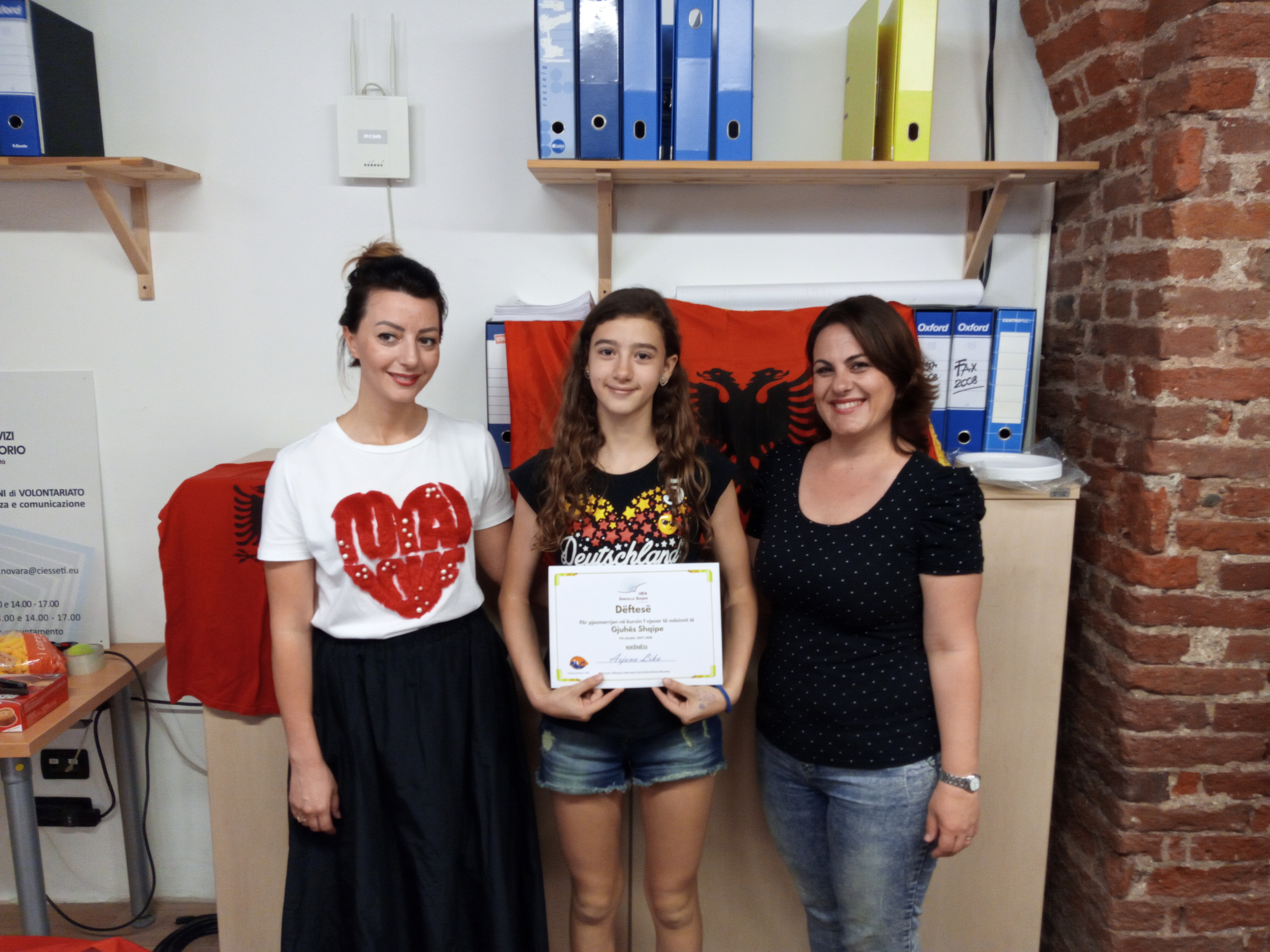 Festa per l'Associazione Ura di Novara per la scuola di lingua albanese