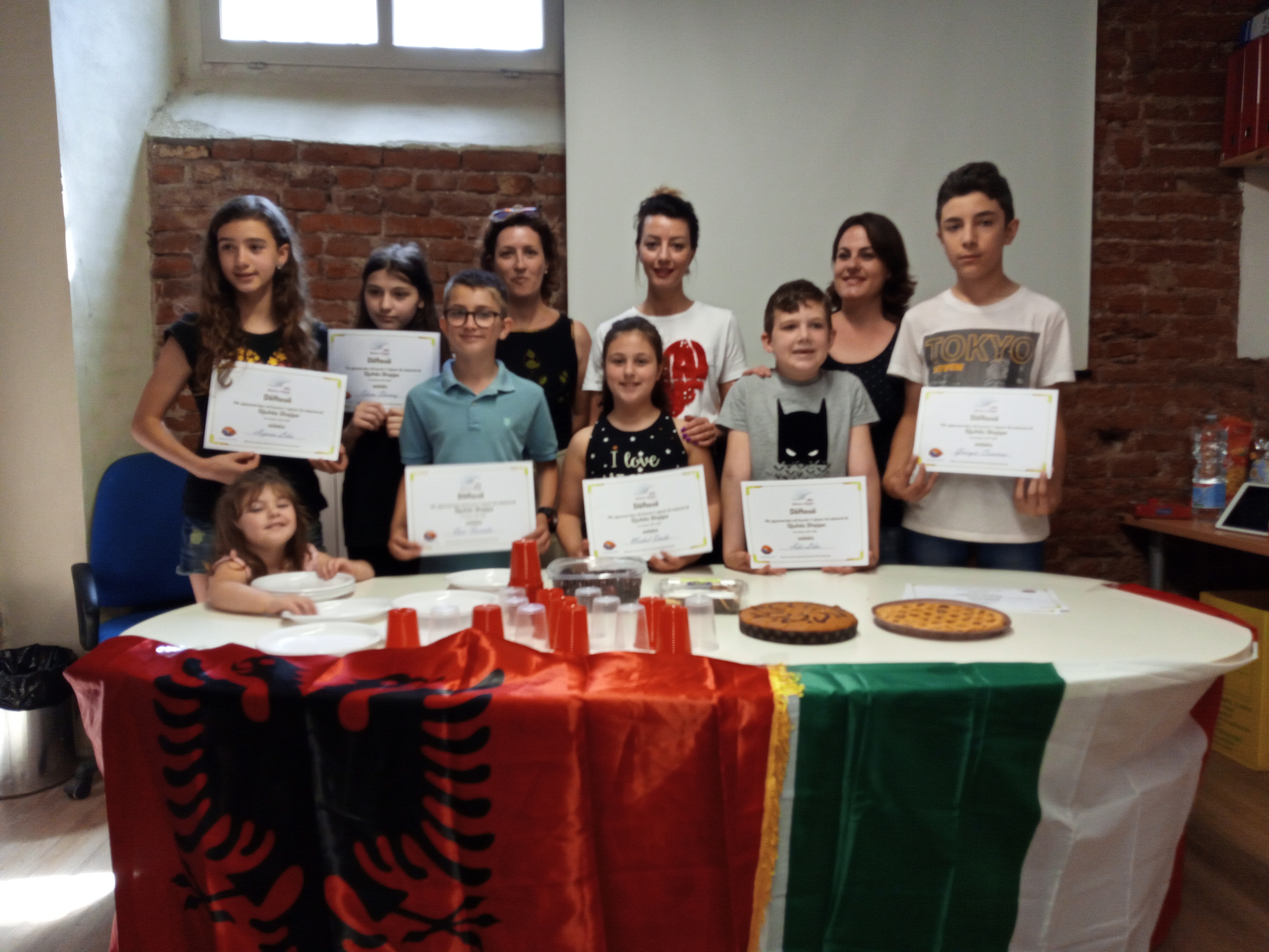 Festa per l'Associazione Ura di Novara per la scuola di lingua albanese