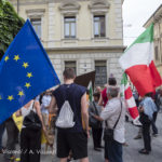 Presidio per sostenere Mattarella