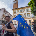 Presidio per sostenere Mattarella