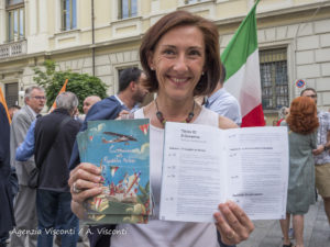 Presidio per sostenere Mattarella