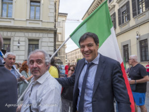 Presidio per sostenere Mattarella