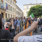 Presidio per sostenere Mattarella