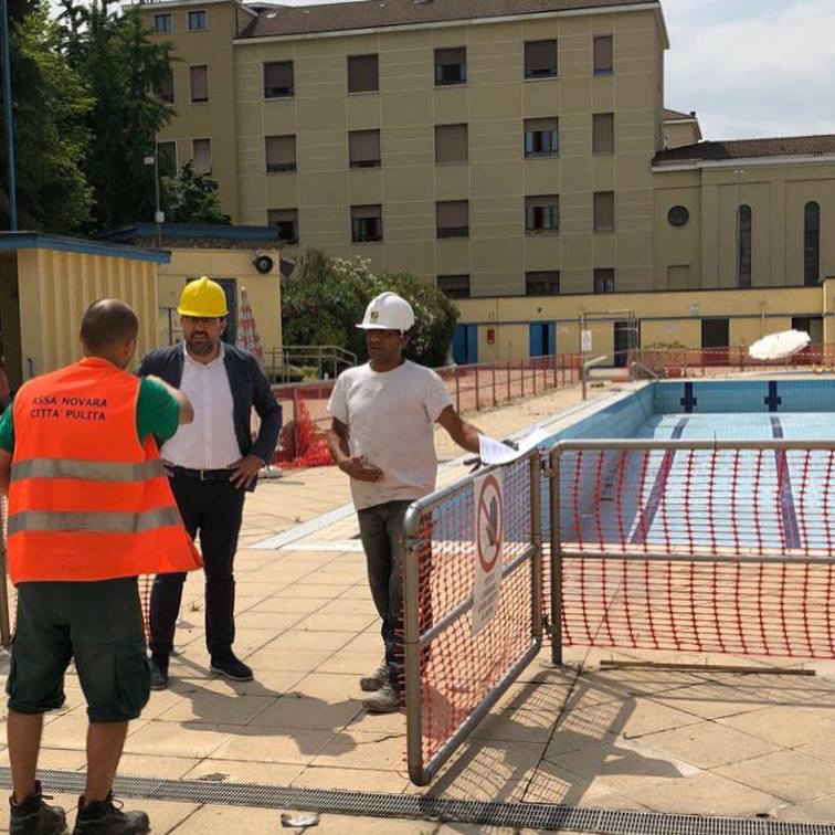 Novara, piscina di via Solferino verso la riapertura