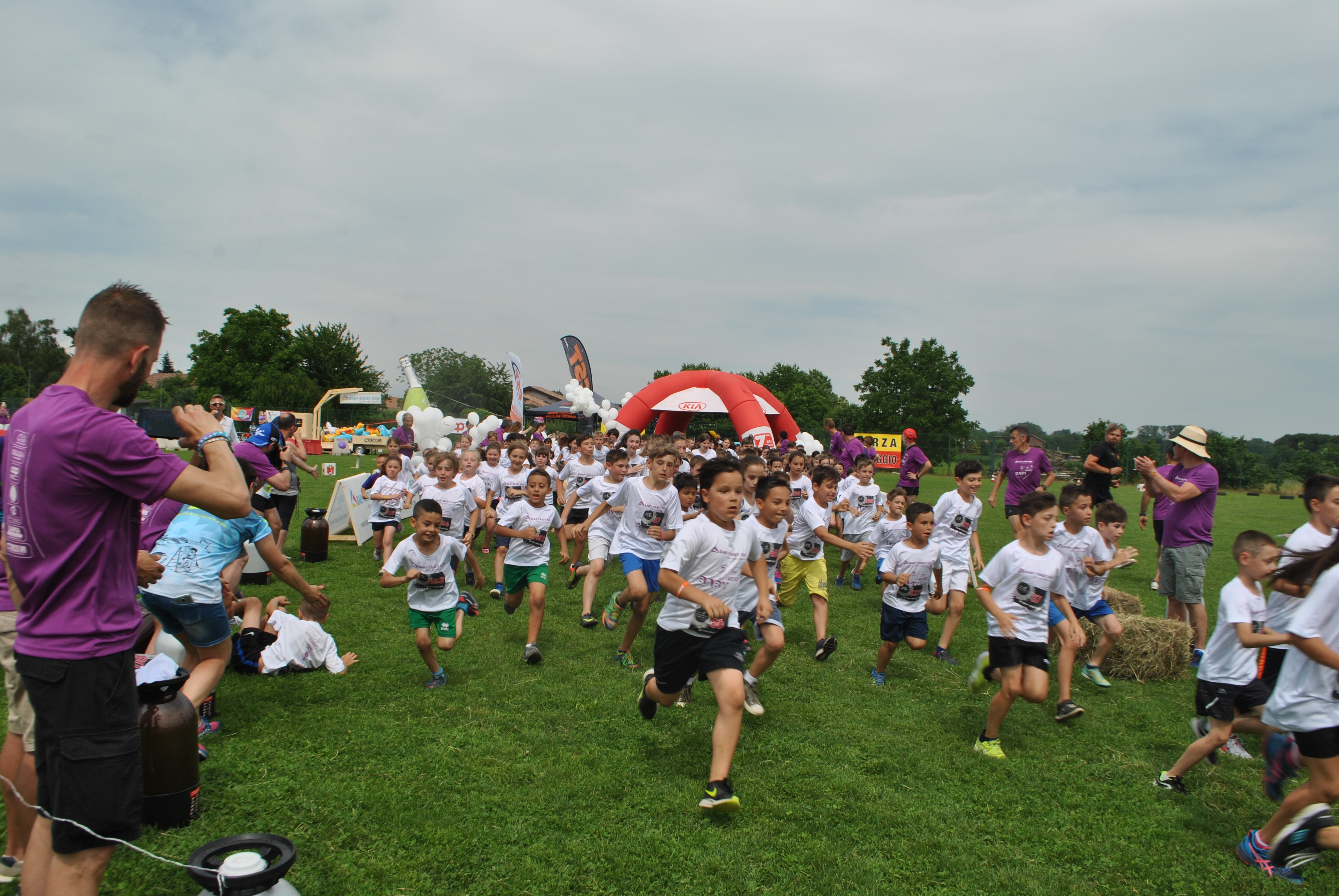 Cureggio In 484 alla terza edizione della Baby Crazy Run