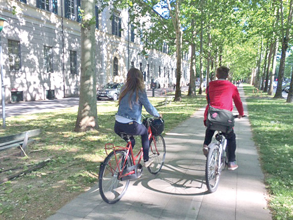 Al via a Novara i lavori per la pista ciclabile in via Galileo Galilei