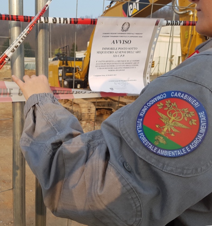 Controlli in cantieri dell’Alto Novarese: sequestrati 13mila metri cubi di rifiuti da demolizione