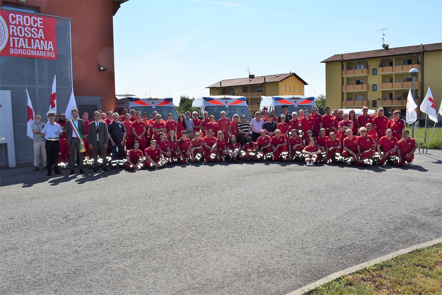 Festeggiati i 40 anni del Gruppo volontari del soccorso della Cri a Borgomanero