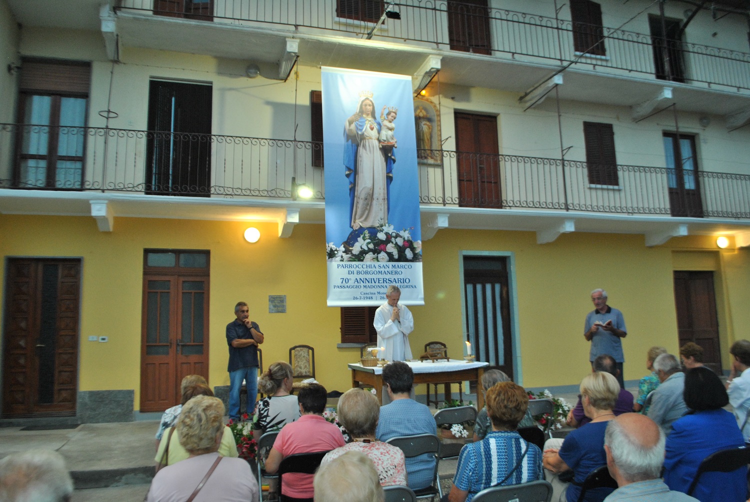 Borgomanero A Cascina Monello, riproposta la Peregrinatio Mariae di settant’anni fa