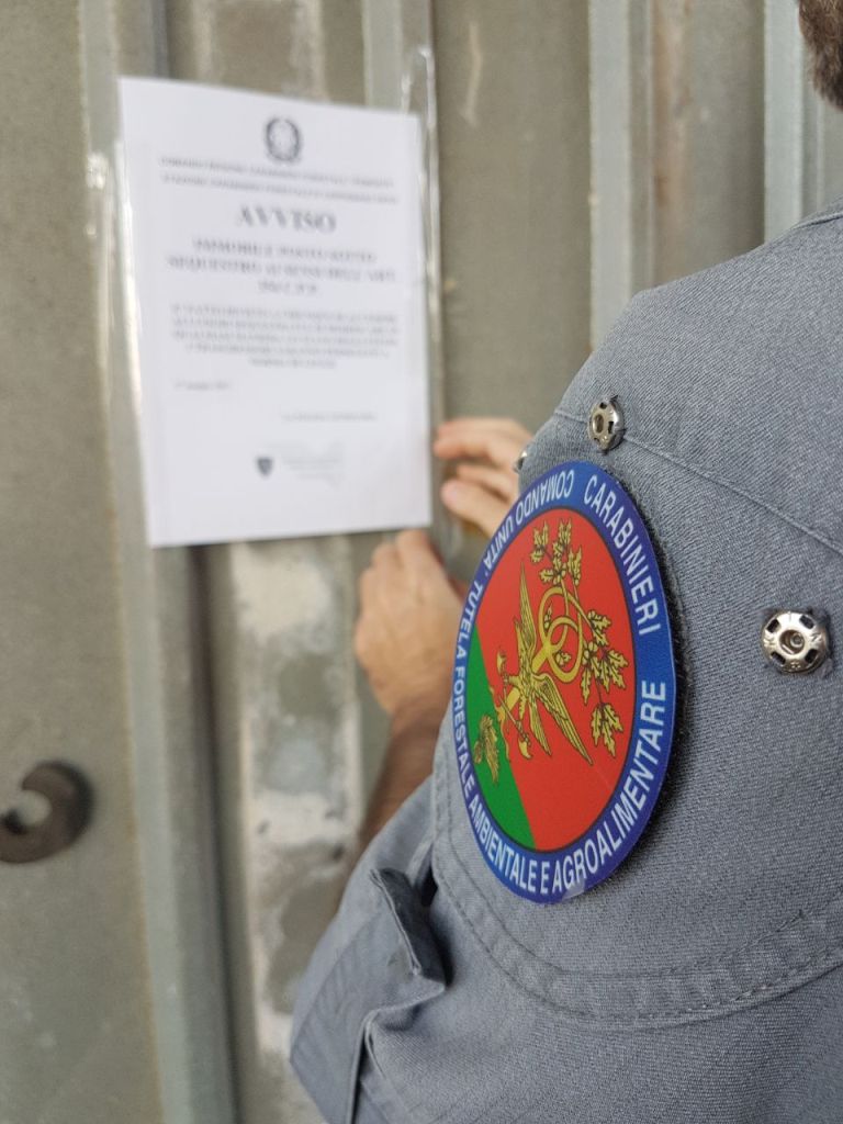 Sequestrato cantiere edile dove venivano conferiti rifiuti in maniera non autorizzata