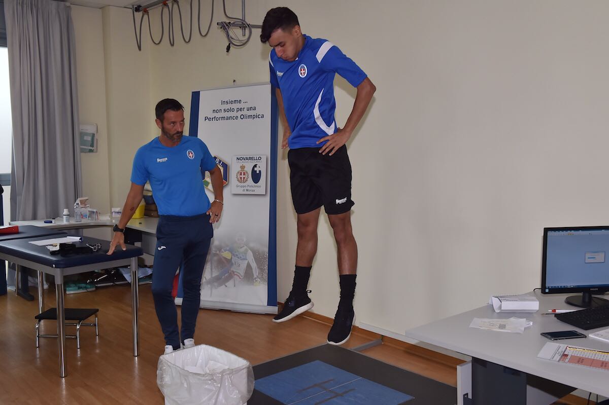 Novara calcio, iniziati i test fisici a Verano Brianza per l'avvio della nuova stagione 2018/19