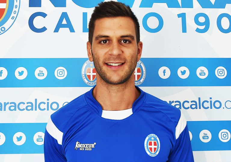 Novara calcio, ufficializzato l’arrivo del difensore Pietro Visconti