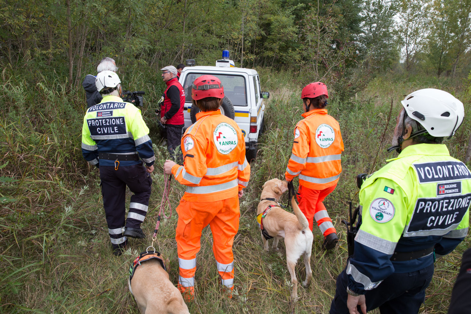 Il nuovo nucleo cinofilo da soccorso Anpas