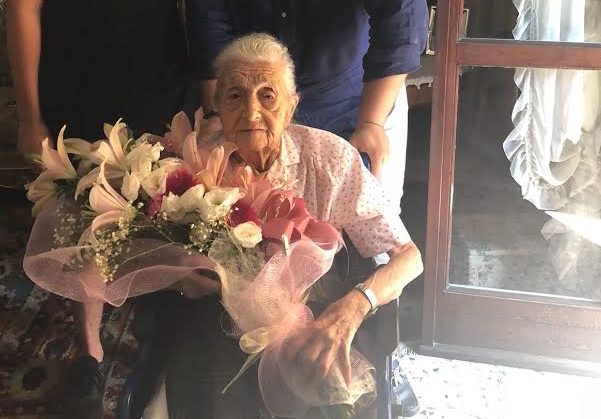 Annamaria Gregotti, festa per i 105 anni