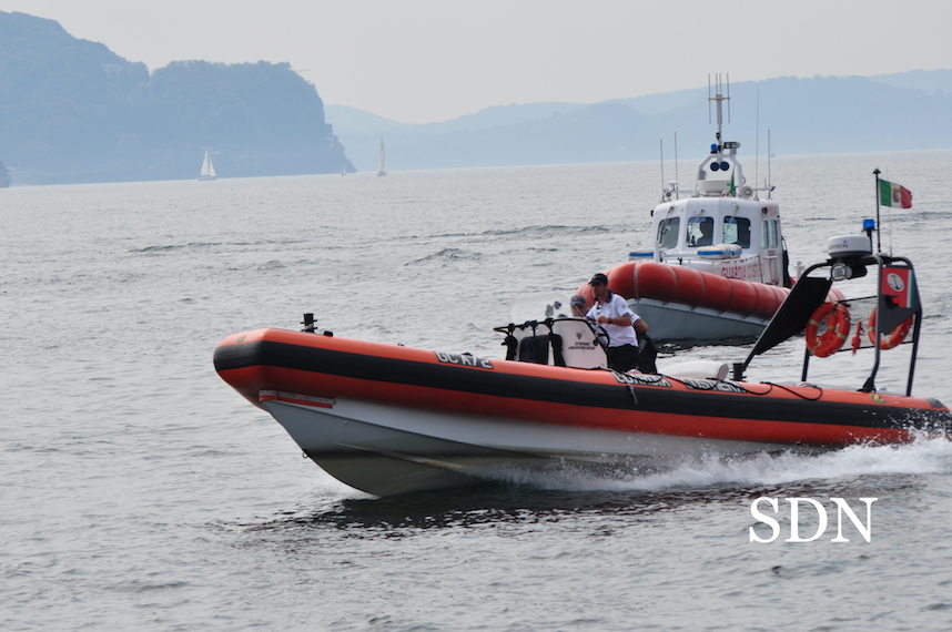 Intervento della Guardia Costiera sul Lago Maggiore a Baveno