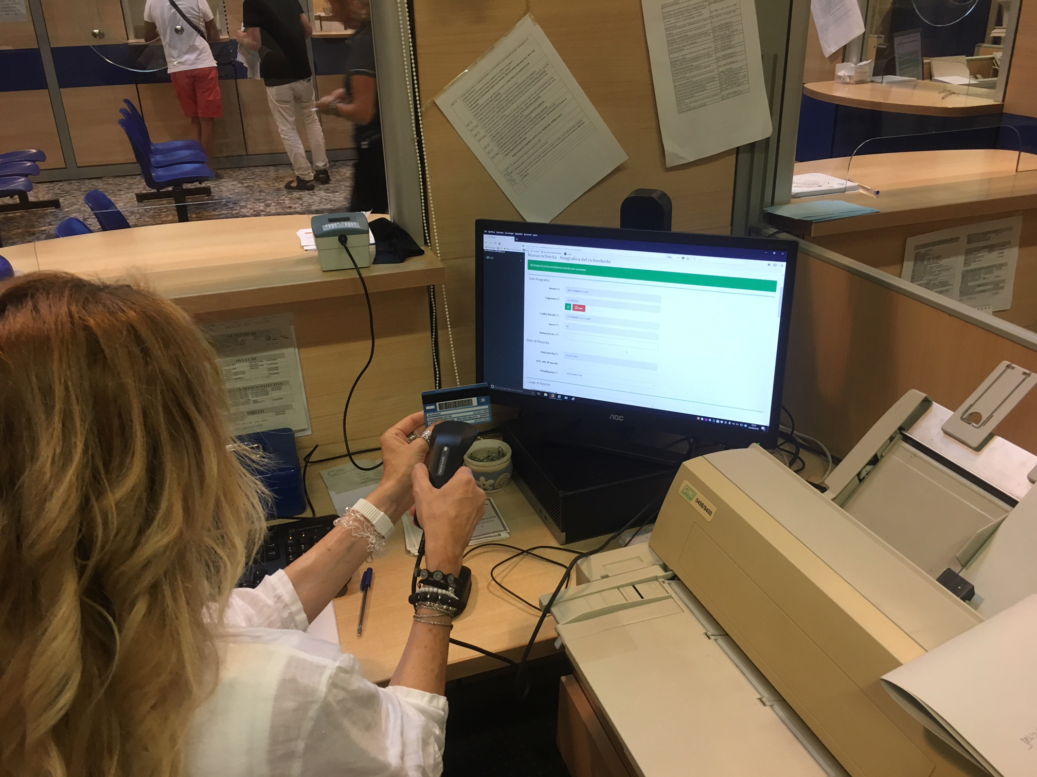 Carta d’identità elettronica a Novara: 40 al giorno quelle emesse