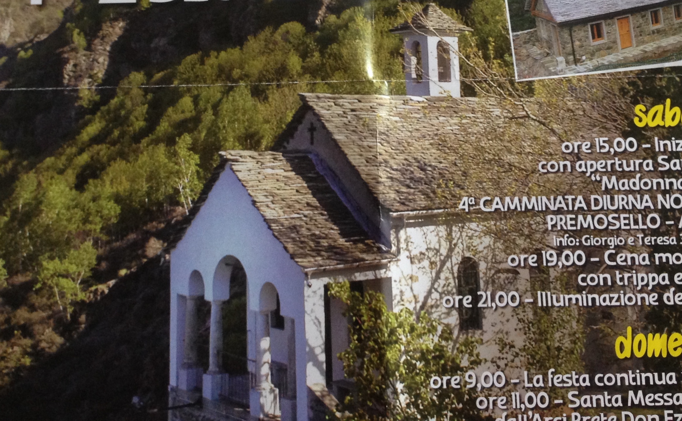 La Festa dell’Alpe Lut a Premosello Chiovenda